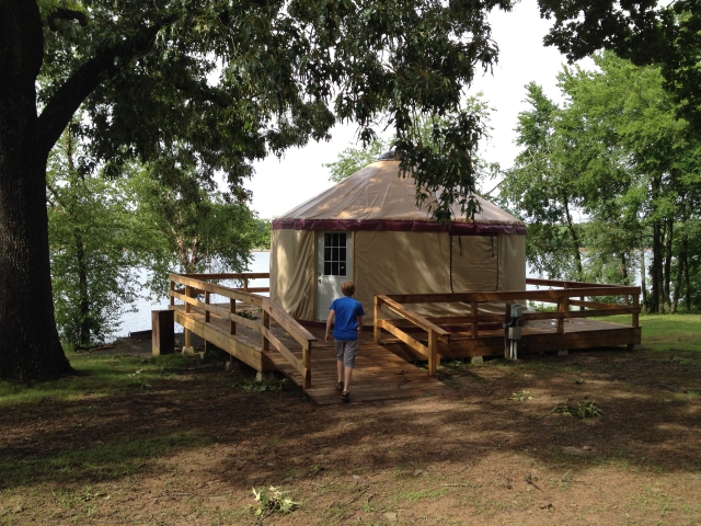 Petit jean 2025 state park yurts