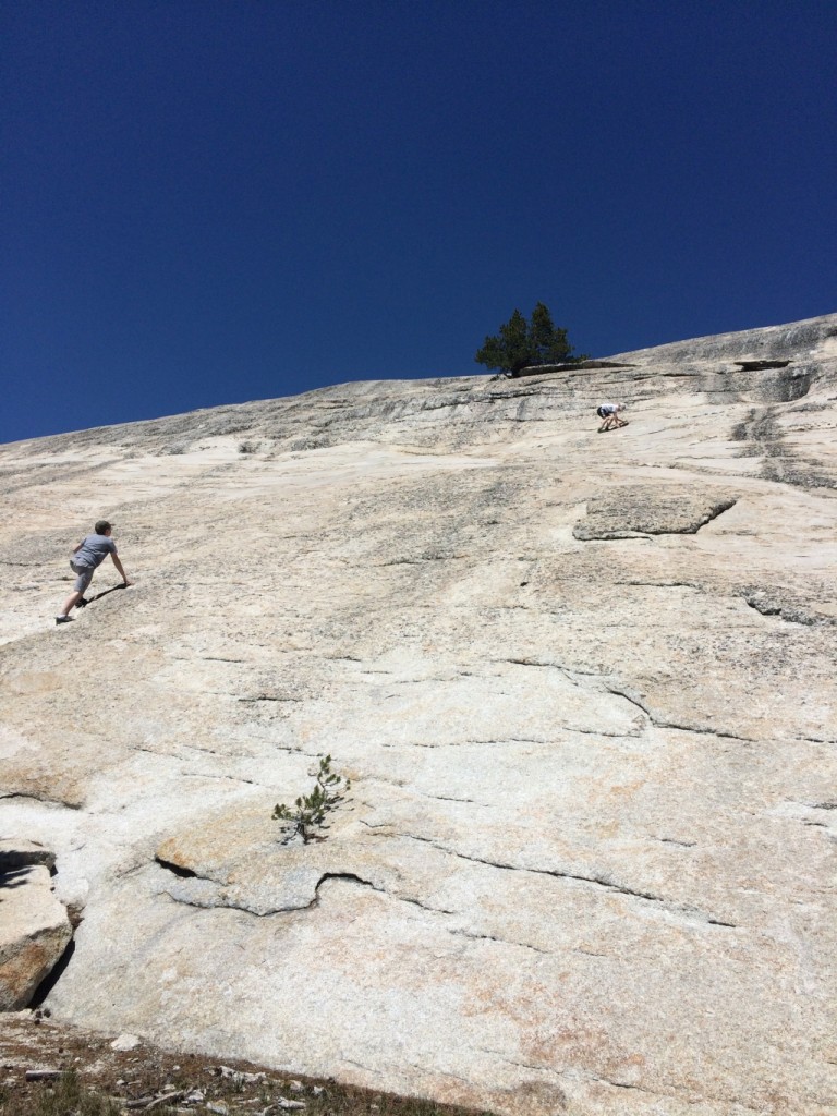 Climbing Pothole Dome